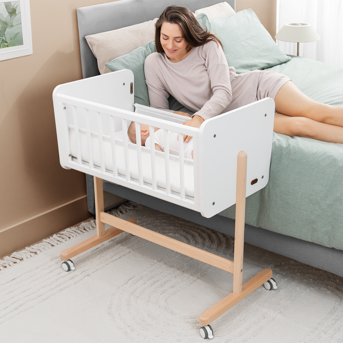 Comfy Cubs - Wooden Bedside Bassinet Sleeper by Comfy Cubs
