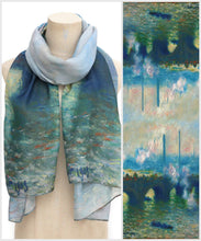 Claude Monet - Waterloo Bridge, gray day Scarf