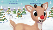 Simon & Schuster - Rudolph the Red-Nosed Reindeer: The Classic Christmas Song - Light and Sound Book for Toddlers, Christmas Theme Board Book by: Board Books; 10 pages / English