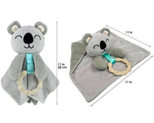 Penguin Waddle Baby Boutique - Koala Koala Lovey - Plush Teething Toy Security Blank