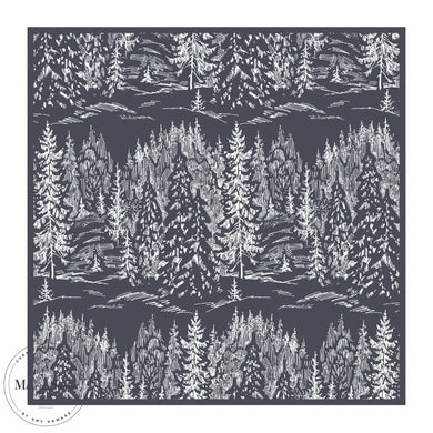 Forest Pattern - Mesh Stencil 12x12