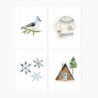 emily lex studio - Winter notecard set