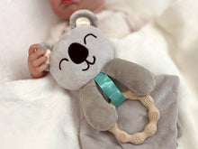 Penguin Waddle Baby Boutique - Koala Koala Lovey - Plush Teething Toy Security Blank
