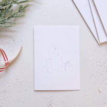 emily lex studio - Christmas cheer paintable watercolor notecard set