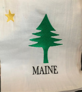 AMF Maine State Flag Tea Towel