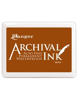 Ranger Jumbo Archival Ink Pad- Sepia