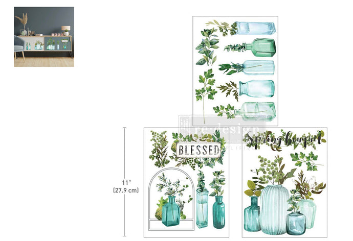 Redesign Middy Decor Transfer - Vintage Greenhouse
