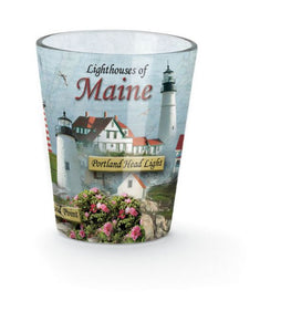 Maine Lighthouse Shot Glass