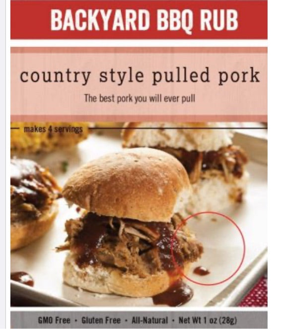 Backyard BBQ Rub - Country Style Pulled Pork