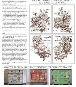 May’s Roses 12X16 SHEETS DECOR TRANSFER™