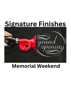 Grand Opening Memorial Weekend