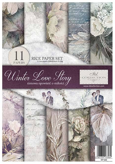 ITD Collection - RP049 - Rice Paper Creative Set - Winter Love Story
