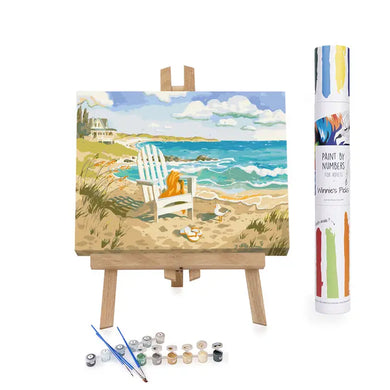 Paint by Numbers-Waiting for you Beach Scene