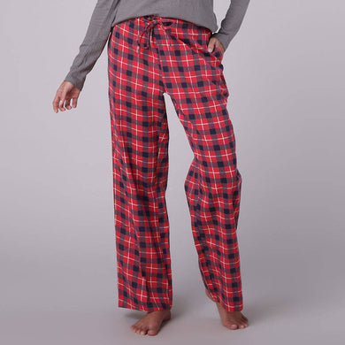 Mahogany - Red Black Plaid Pant in a bag