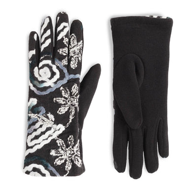 Felted Flowers Touchscreen Gloves