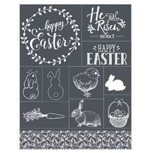 A Makers' Studio - Happy Easter - Mesh Stencil 8.5x11