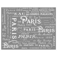 A Makers' Studio - 8.5'' X 11'' Paris Font Mesh Stencil