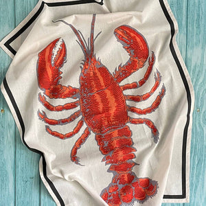 Mahogany - Lobster Floursack Kitchen Towel S/2
