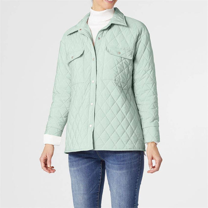 Ivy Snap Front Quilted Shacket
