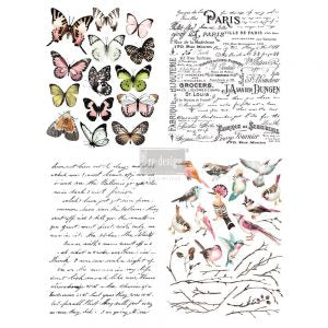 Redesign Decor Transfer -Parisian Butterflies