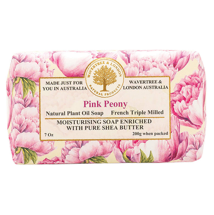 Pink Peony Luxury Soap Bars