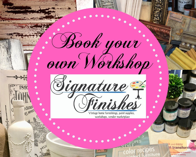 Private Party Workshop at Signature Finishes