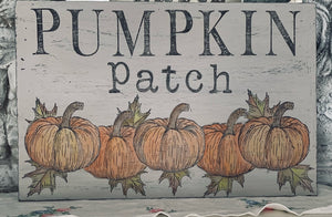 Pumpkin Patch Sign Workshop