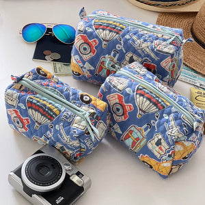 Around the World Cosmetic Bag Large