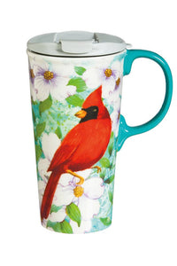 Trio Birds, Ceramic Latte Cup, 17 oz.