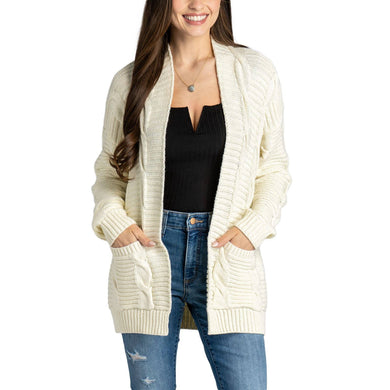 Aspen Cardigan Cream Large