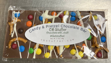 CB Stuffer - Milk Candy & Pretzel Gourmet Bar Chocolate