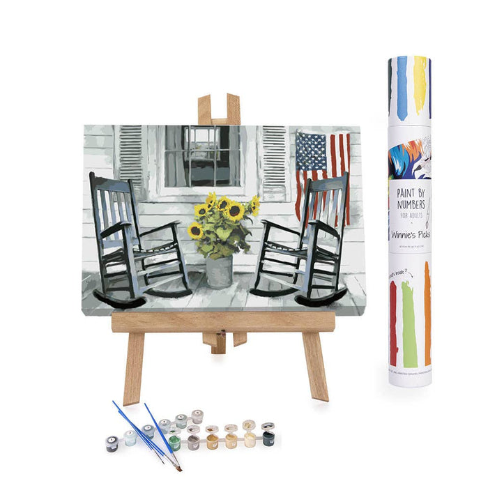 Winnie's Picks - All American seaside porch - Thanksgiving gifts - Paint kit