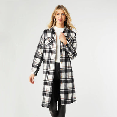 Avalon Long Button Front Cardigan