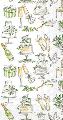 Guest Towel Pack of 16 Wedding Cakes