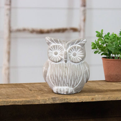Cement Planter - Owl