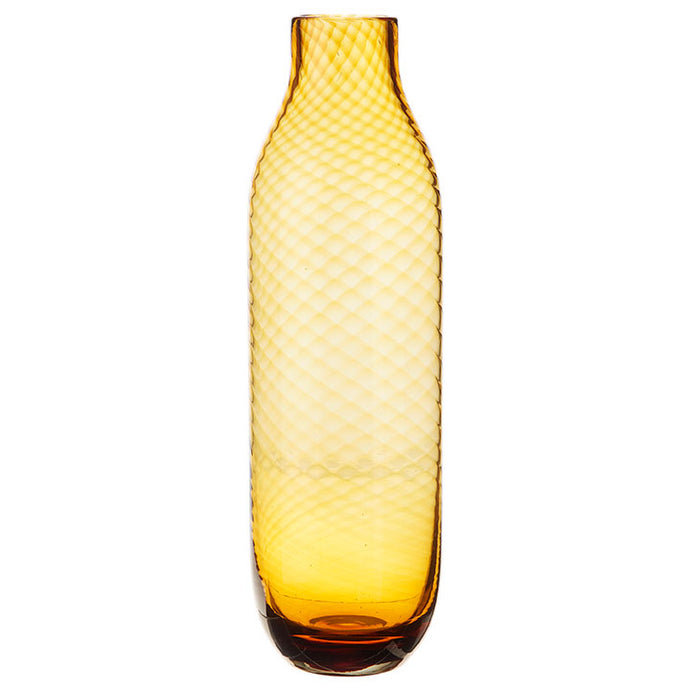 Vase -  Glass - Amber Color1 - 18”