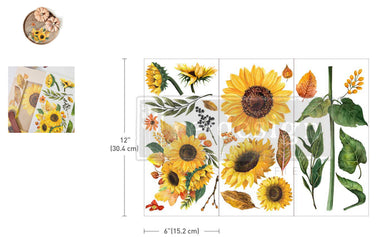 Redesign Decor Small Transfers - Sunflower Afternoon