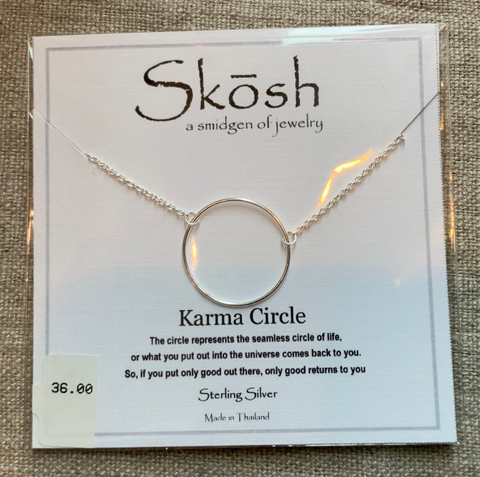 Karma Circle 16” Silver