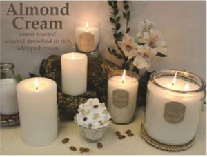 Almond Cream Cozy Home Jar Candle 9.75 oz.