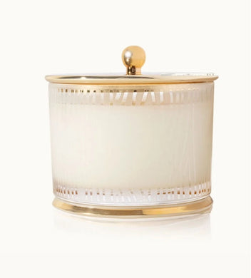 Frasier Fir Medium Poured Candle Frosted Wood Grain