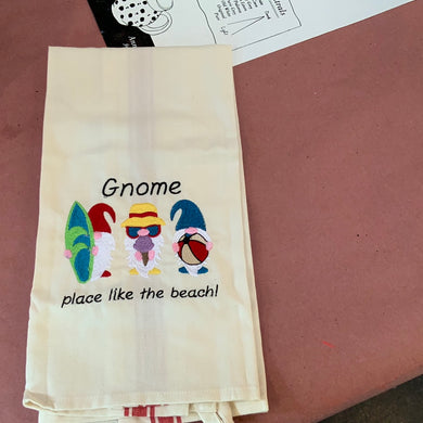 Gnome place like the beach