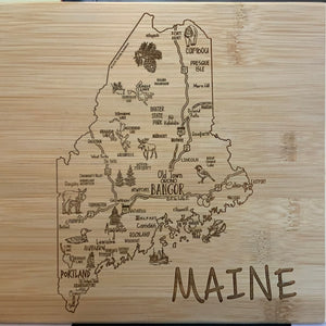 Maine Bamboo Cutting and Serving Board