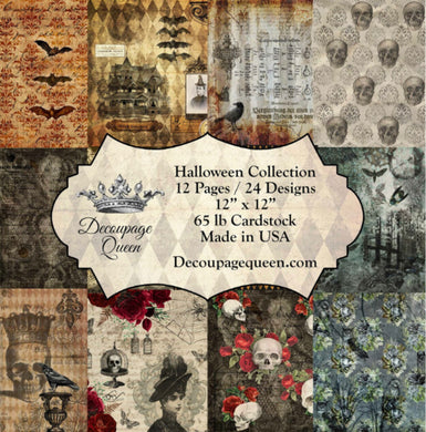 Decoupage Queen - Halloween Collection Scrapbook Set