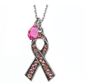 Mariana Breast Cancer Awareness Necklace-RO