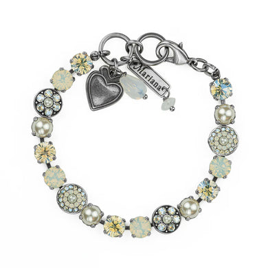 Mariana Bridal Pave Bracelet “Ivory”- GR
