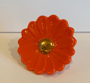 Nora Fleming Minis- Orange Flower (#248)