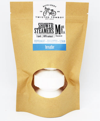 Shower Steamers “BREATHE” - Peppermint, Eucalyptus and Lemon