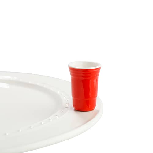 Nora Fleming Mini fill me up red cup (A144)