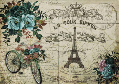 Decoupage Queen - La Tour Eiffel Decoupage Paper - Large