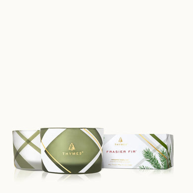 Thymes-FRASIER FIR frosted plaid set